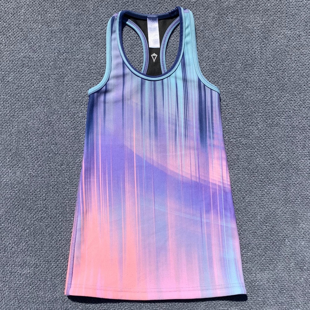 Ivivva by Lululemon Reversible Athletic Racerback Tank Top